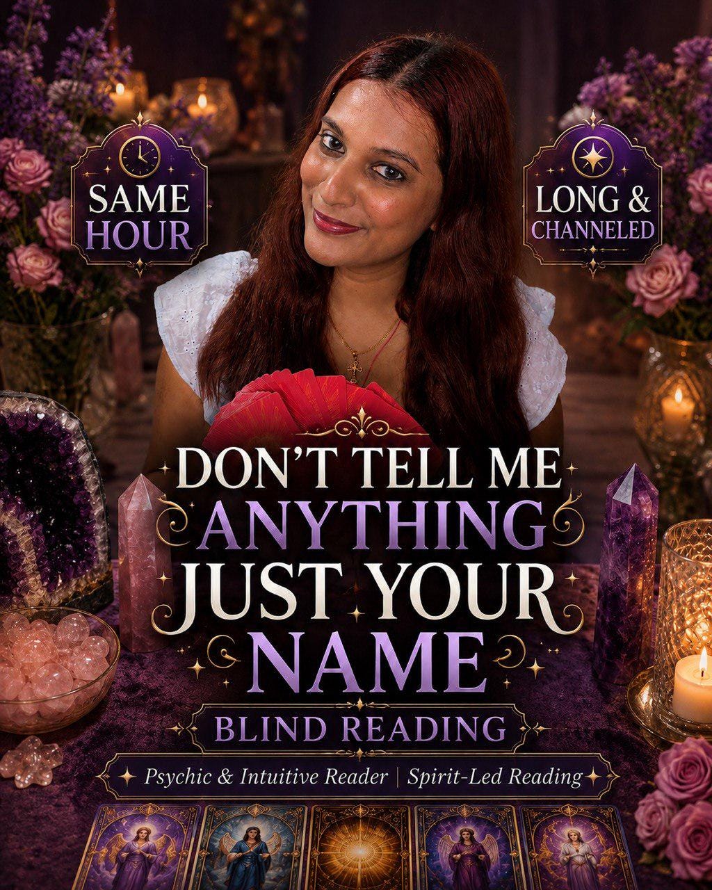 Blind Psychic Reading - No Questions Asked, Accurate Same Hour Reading, Deep Intuitive Insights, Spirit Guide Messages, Detailed