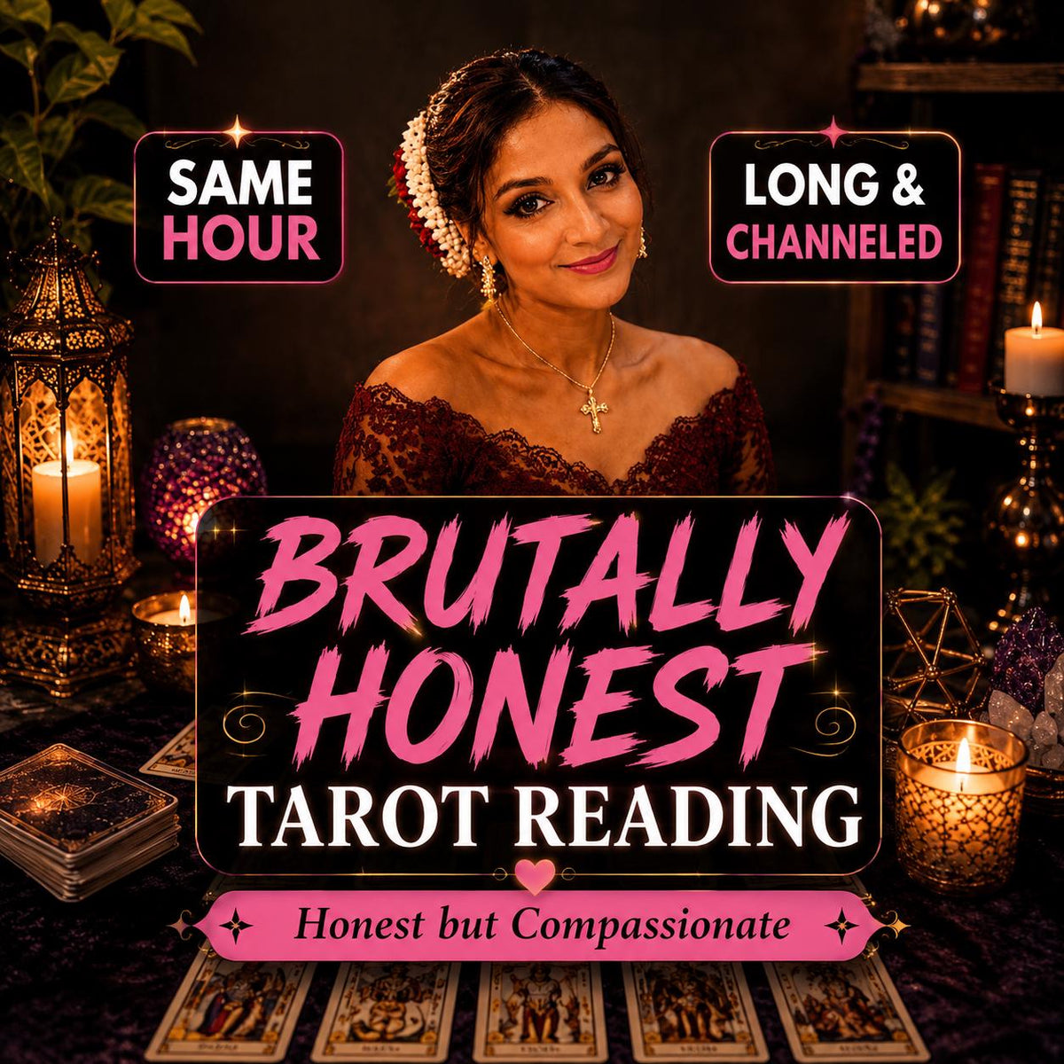 Same Hour Extra Detailed Brutal Tarot Reading, No sugar coating, Honest Brutal Psychic Prediction